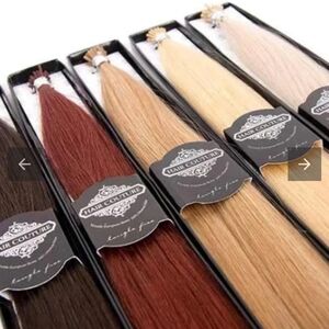 Hair Couture I-Tip Hair Extensions  16", 27/613 blond, straight, 120pcs